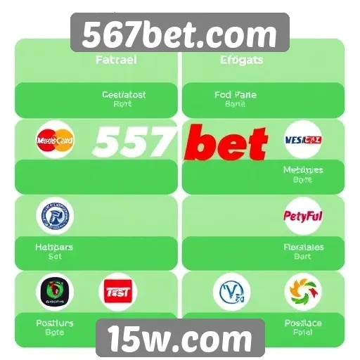 Métodos de pagamento aceitos no 567bet